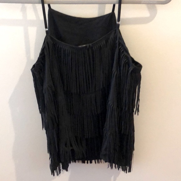 GUESS Sleeveless Fringe Tank S - Picture 3 of 7